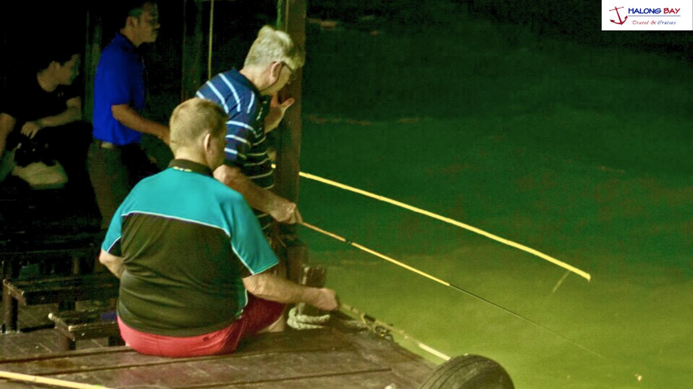 Halong Bay squid fishing